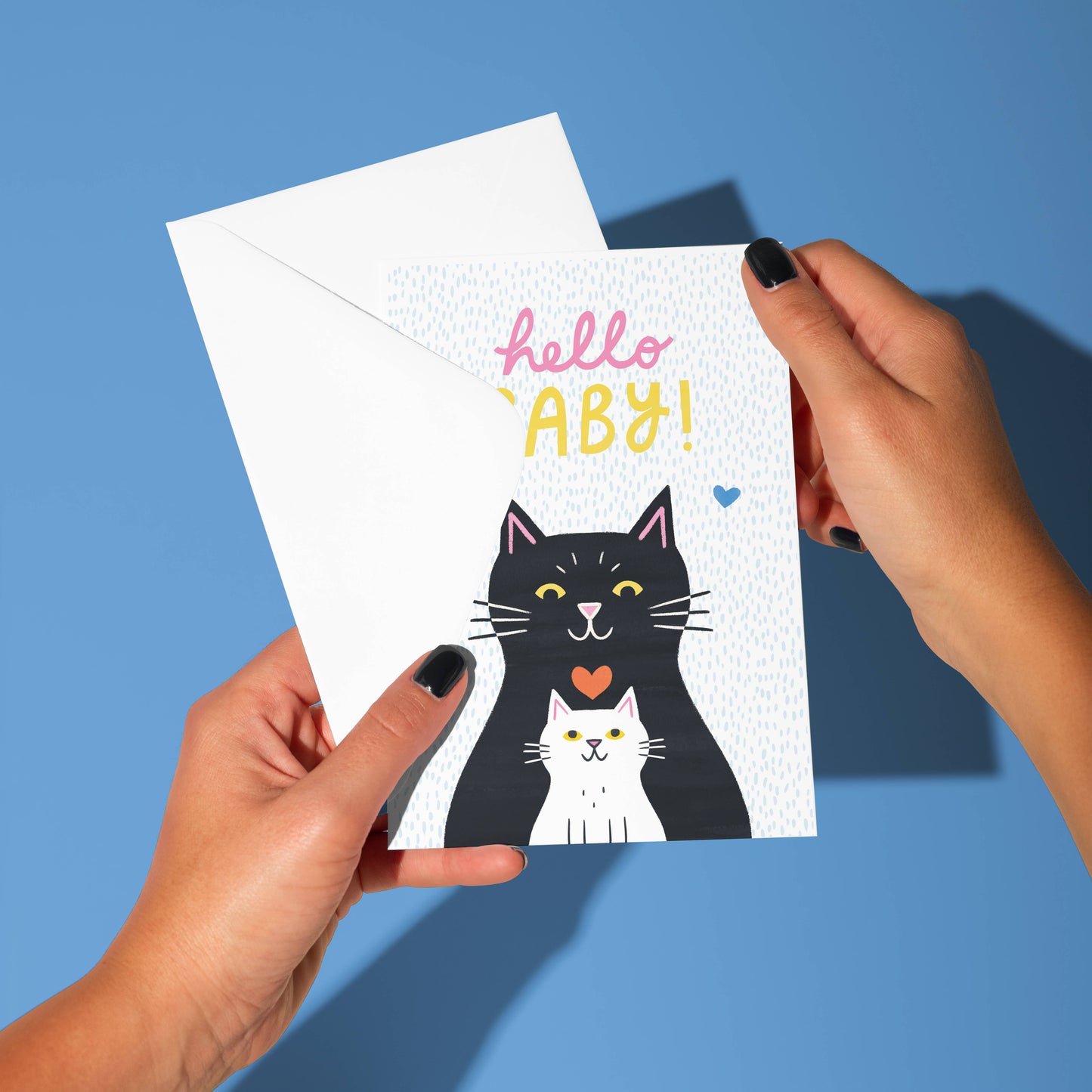 Hello Baby Card BLANK INSIDE