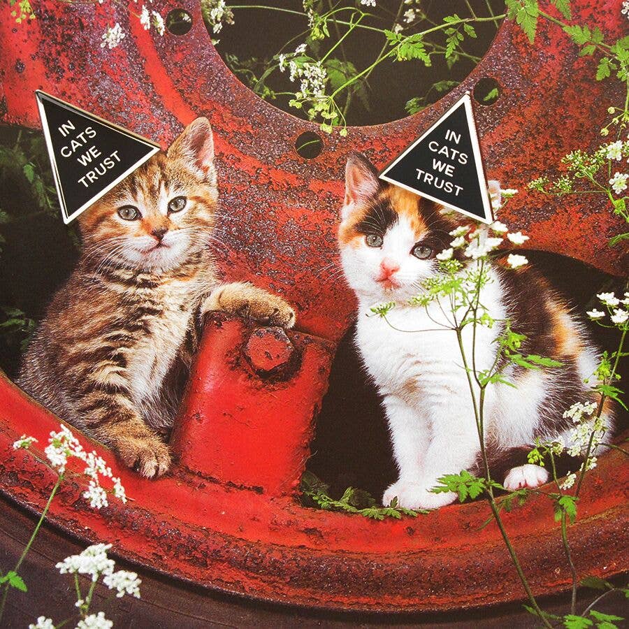 IN CATS WE TRUST Enamel Pin