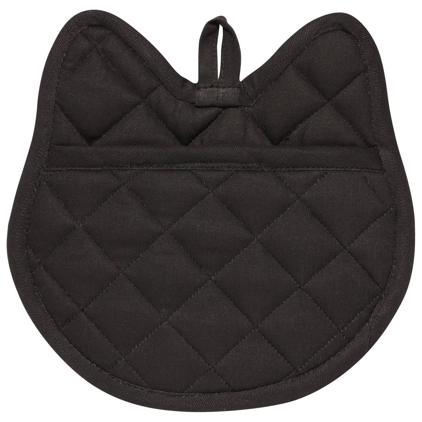 Black Cat Potholder: Black