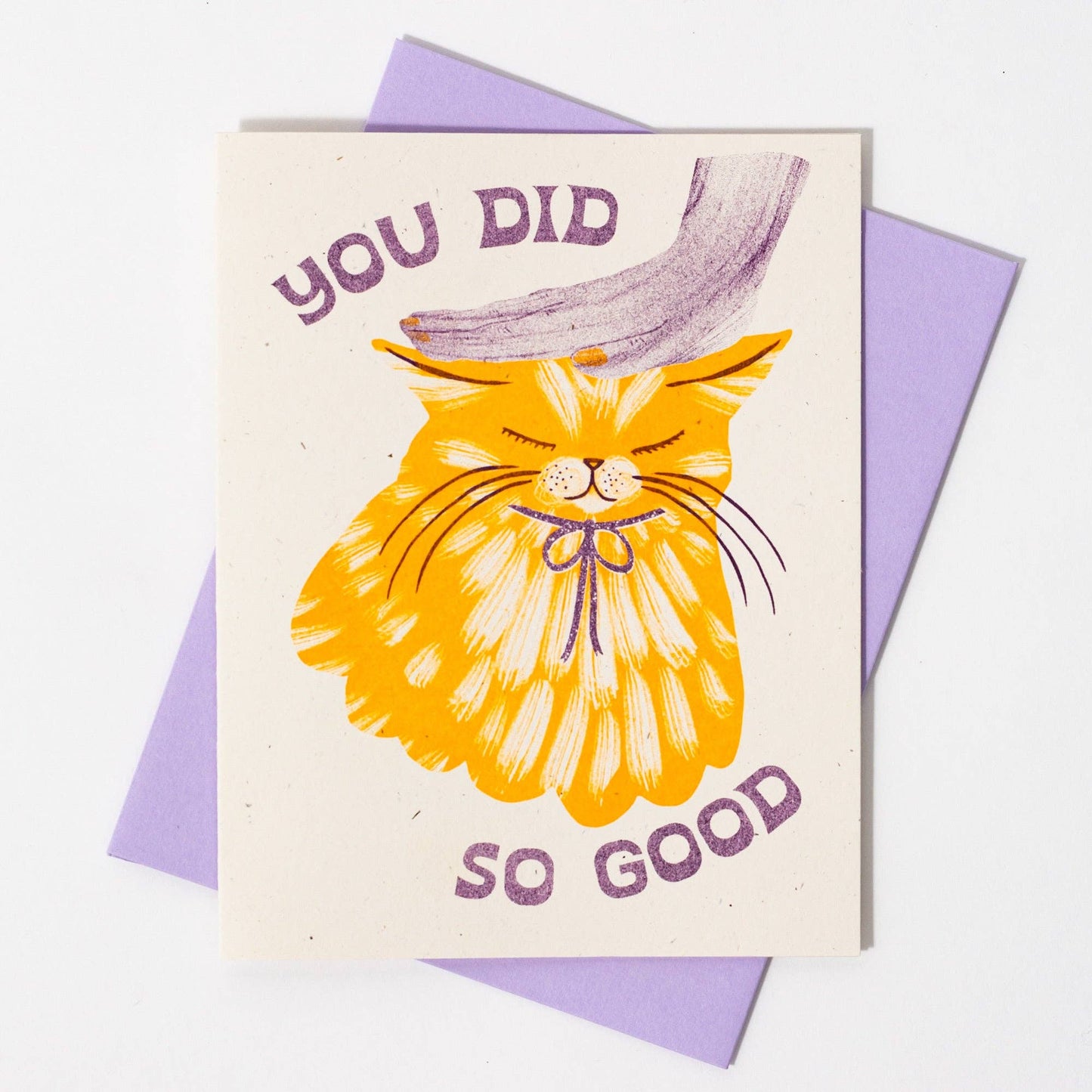You Did So Good Cat Card BLANK INSIDE