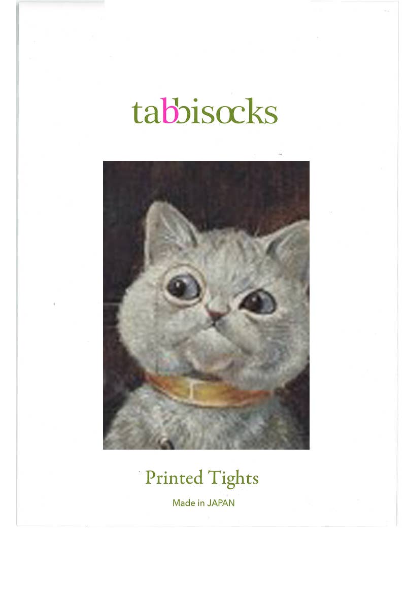 BACHELOR PARTY BY LOUIS WAIN CAT KITTY Printed Art Tights