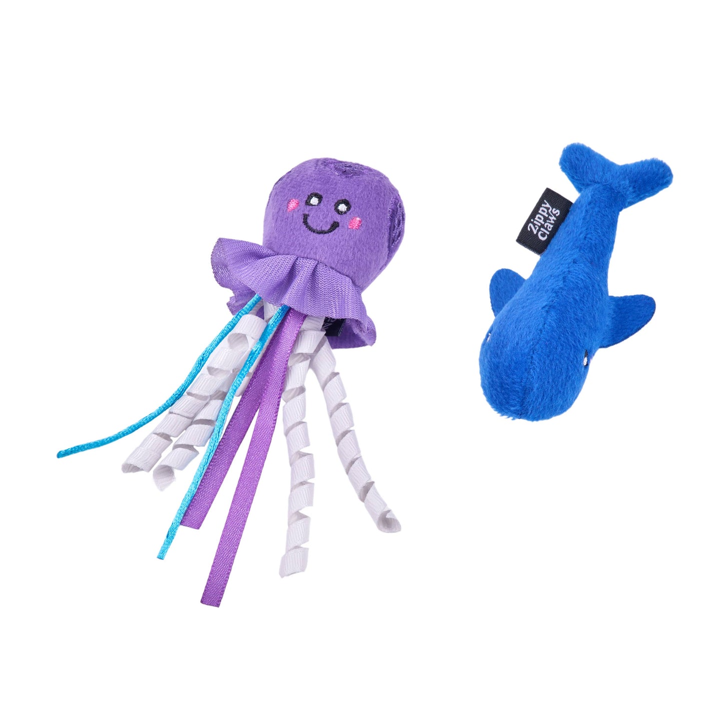 ZippyClaws® Mesh Mates 2-Pack - Jellyfish and Whale