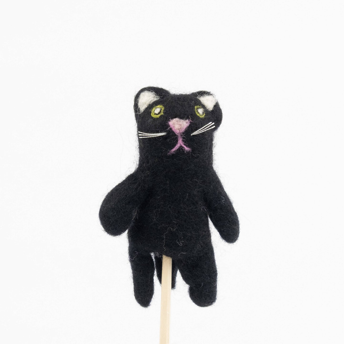 Finger Puppet - 1 Black Cat