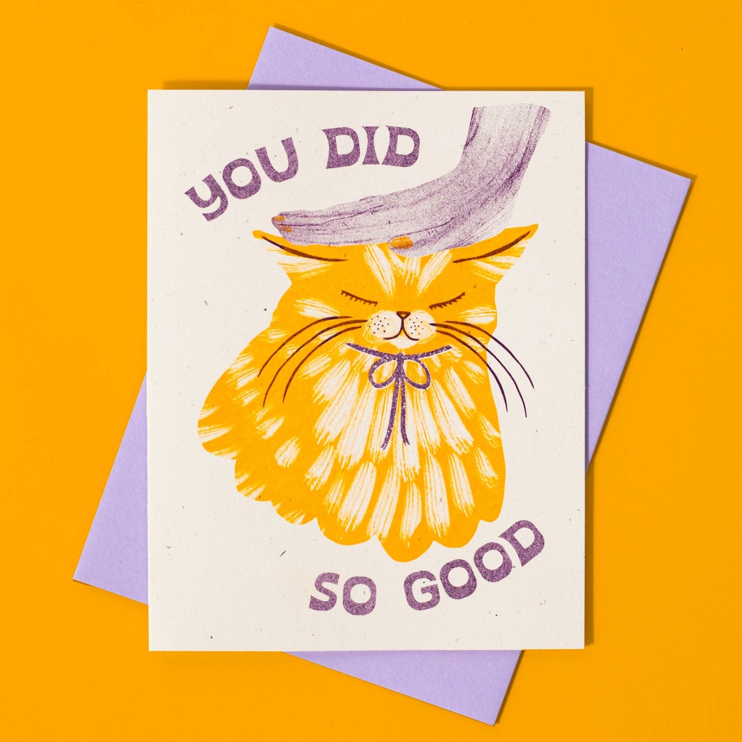 You Did So Good Cat Card BLANK INSIDE