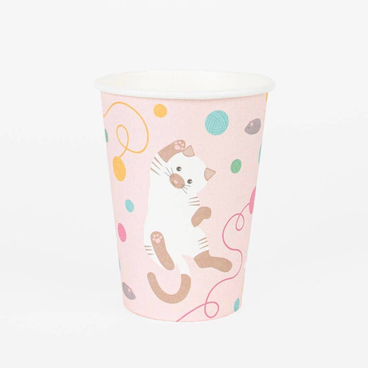 Cat Party Cups - 8 count