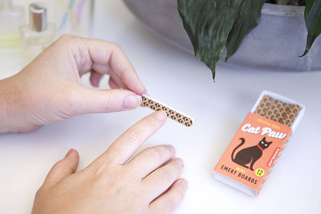 Cat Paw Match Box Emery Boards