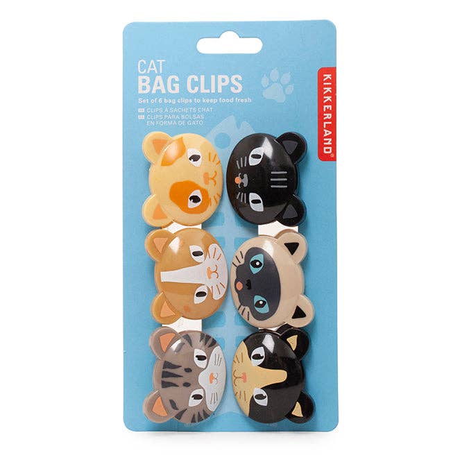 CAT BAG CLIPS S/6