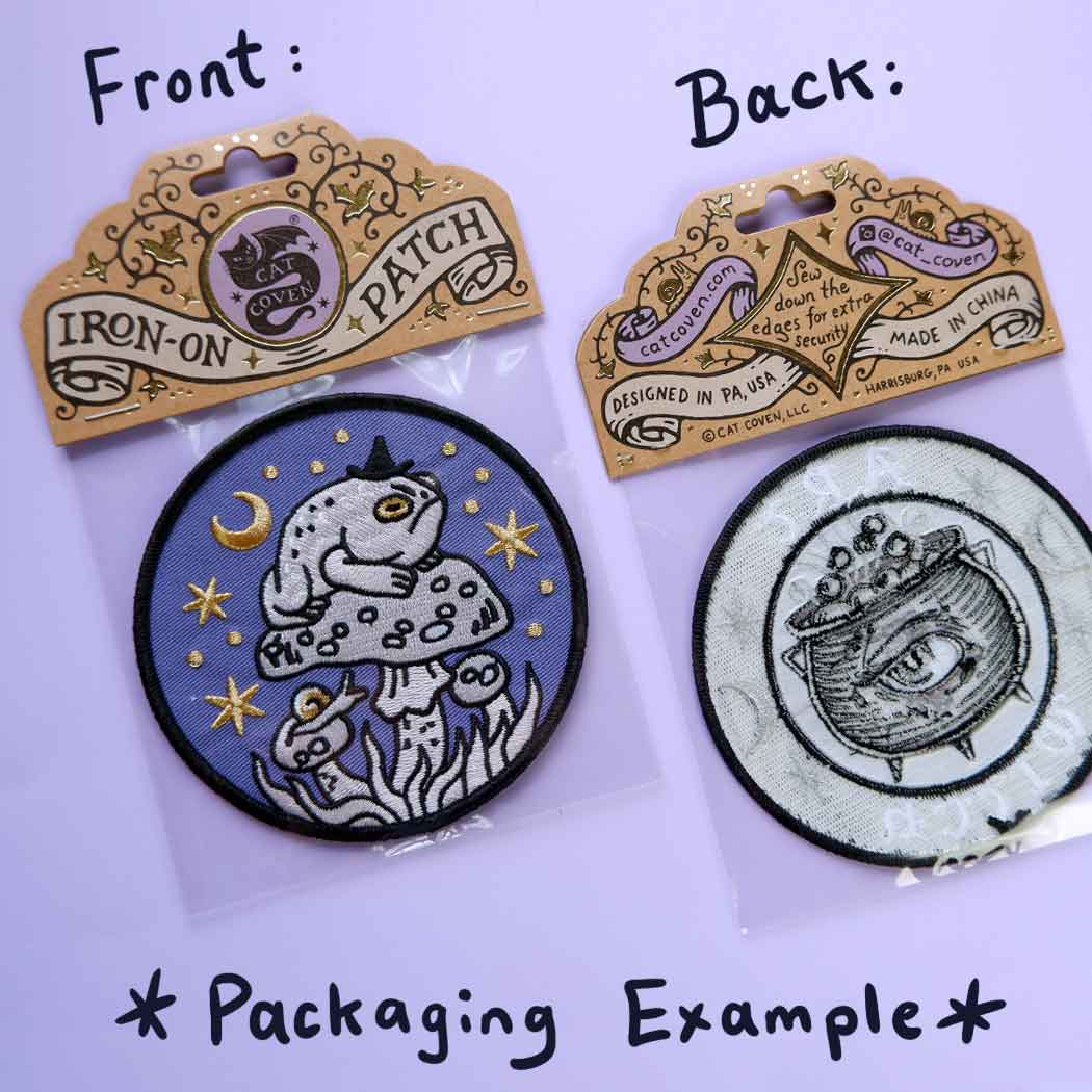 Twilight Cat - Embroidered Patch