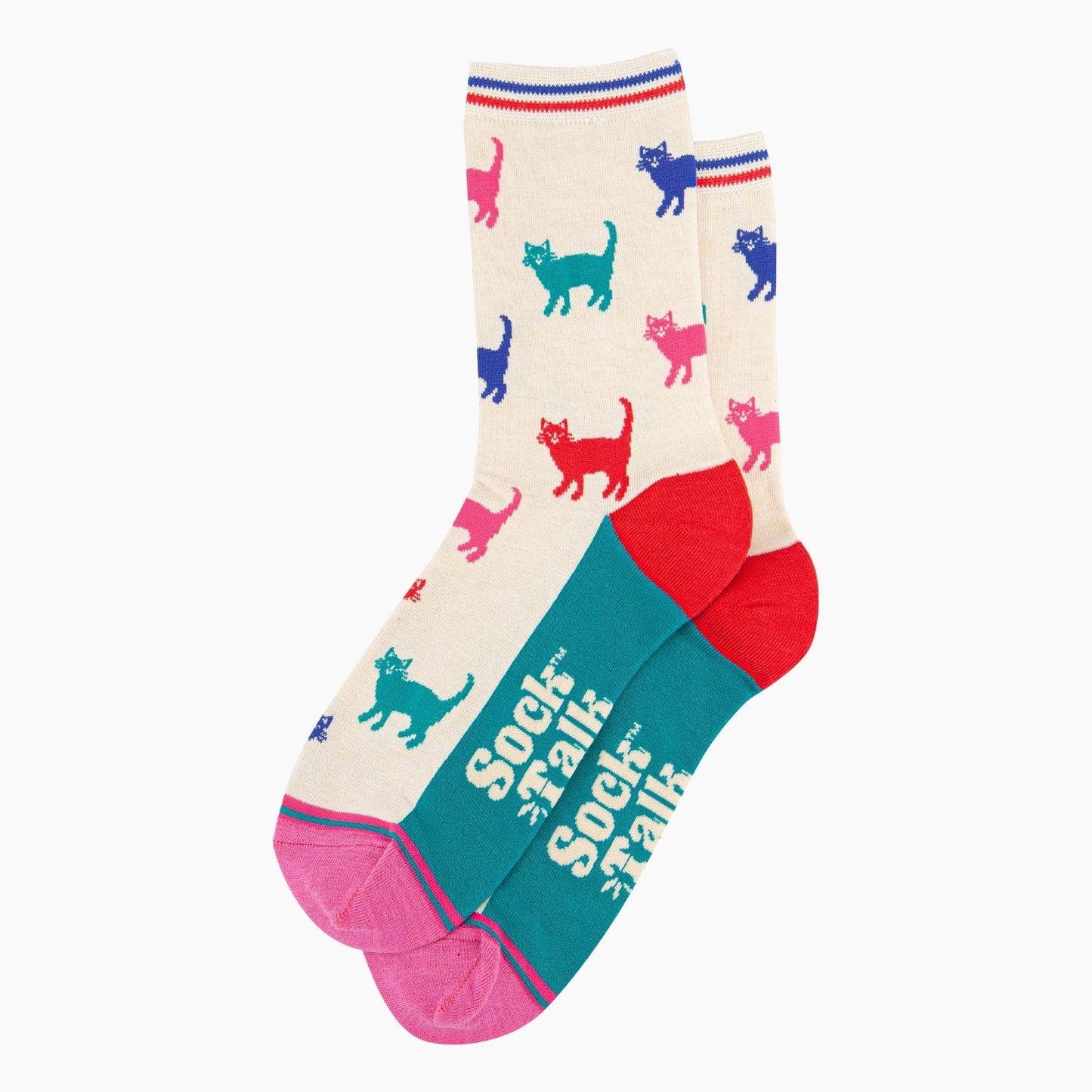 Women's Socks Cream/Multi US Size 5-9