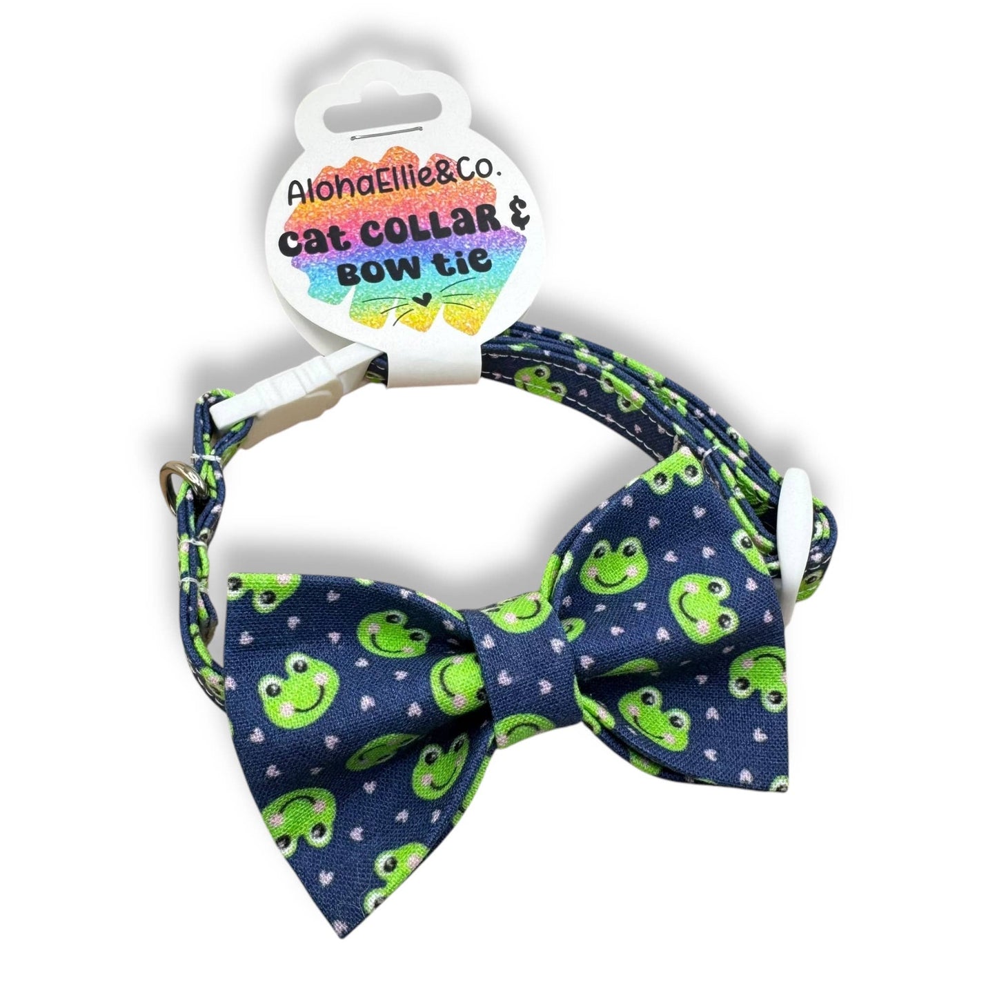 Strawberries Adjustable Breakaway Cat Collar & Bow Tie