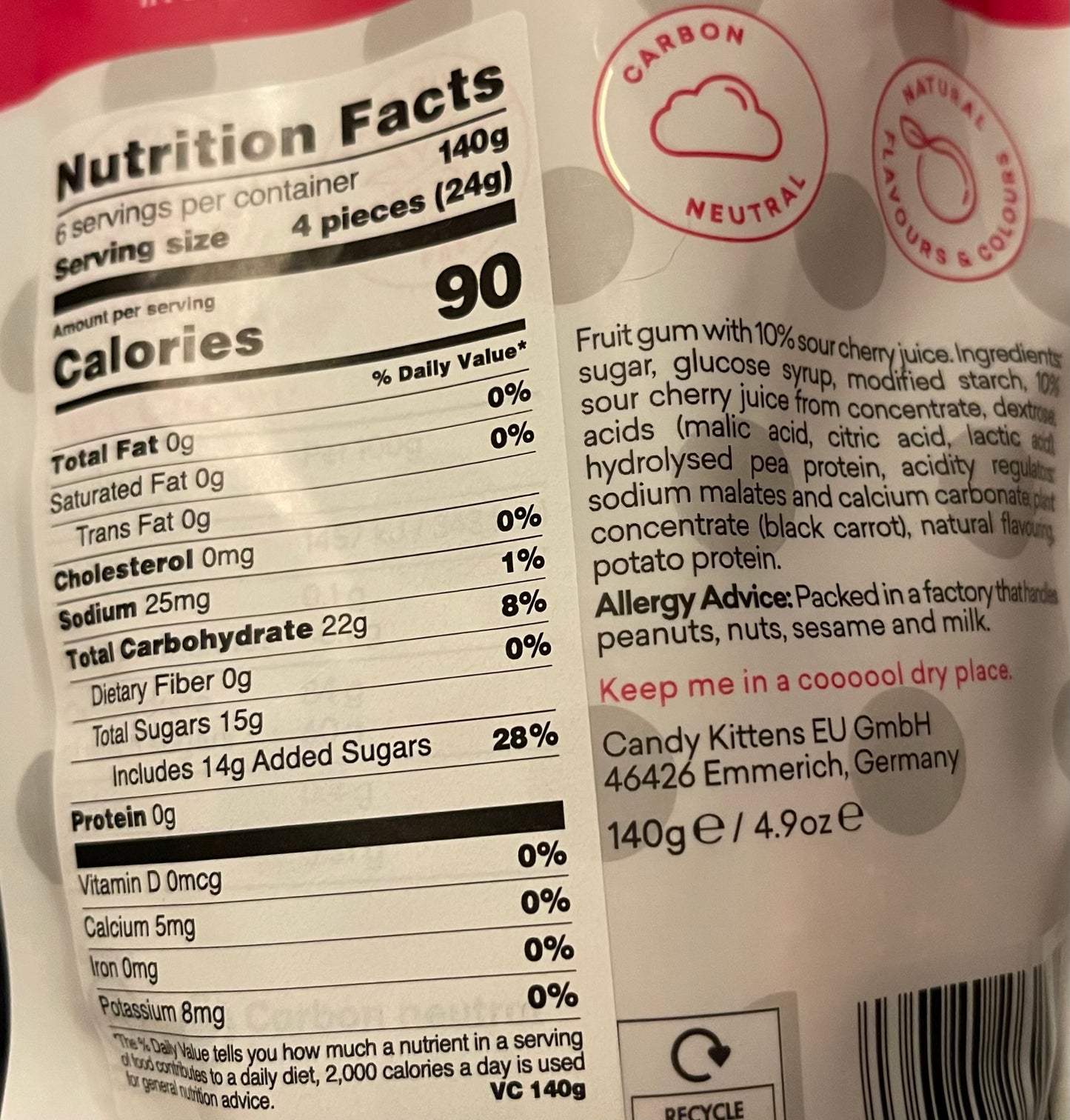 Candy Kittens Very Cherry 4.9 oz