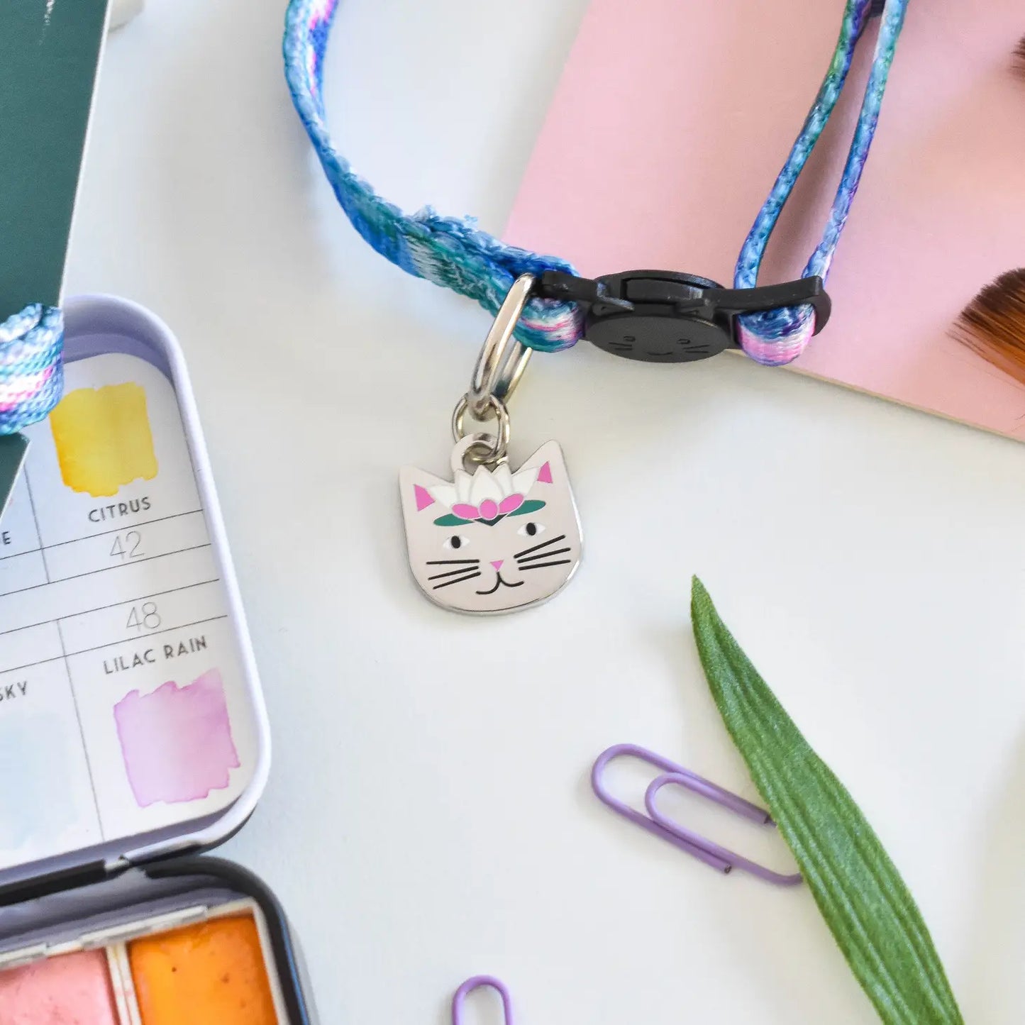 Clawed Monet Artist Cat Collar