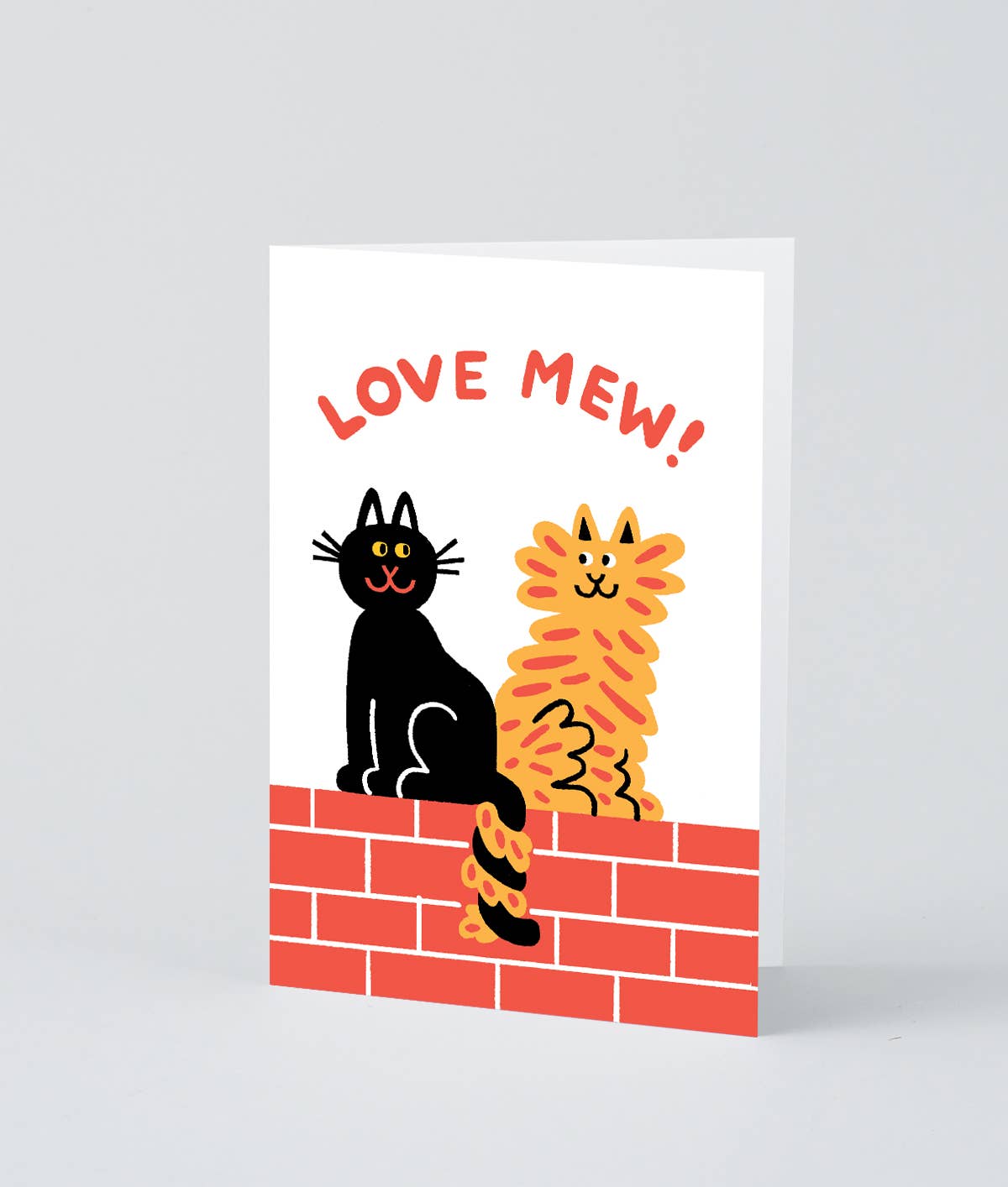 ‘Love Mew’ Greeting Card BLANK INSIDE