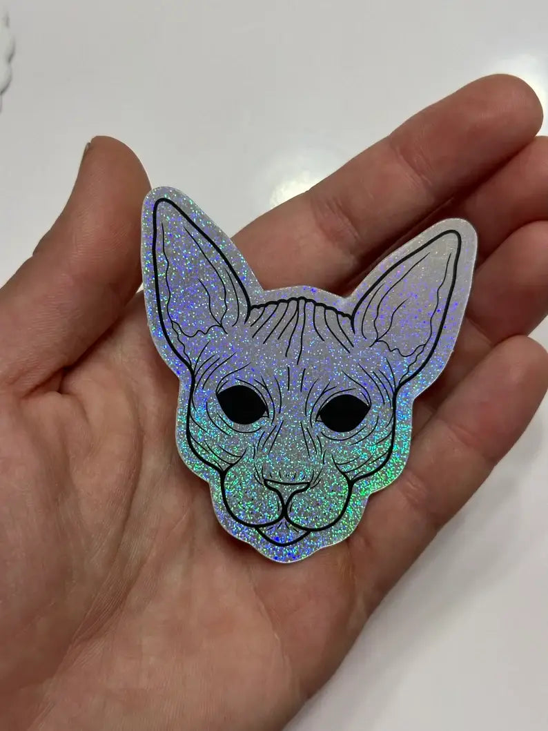 Sphynx Cat Pixie Dust Sticker