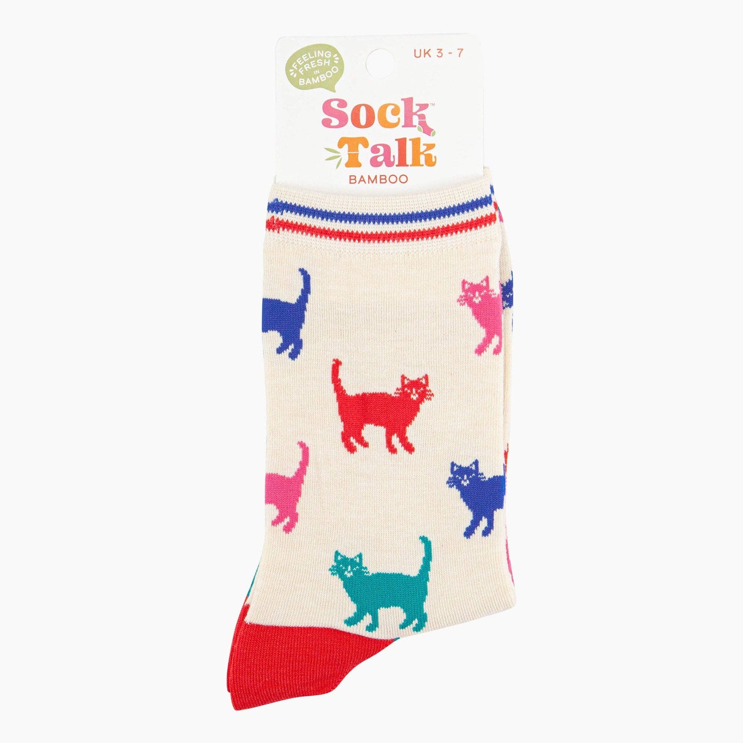 Women's Socks Cream/Multi US Size 5-9