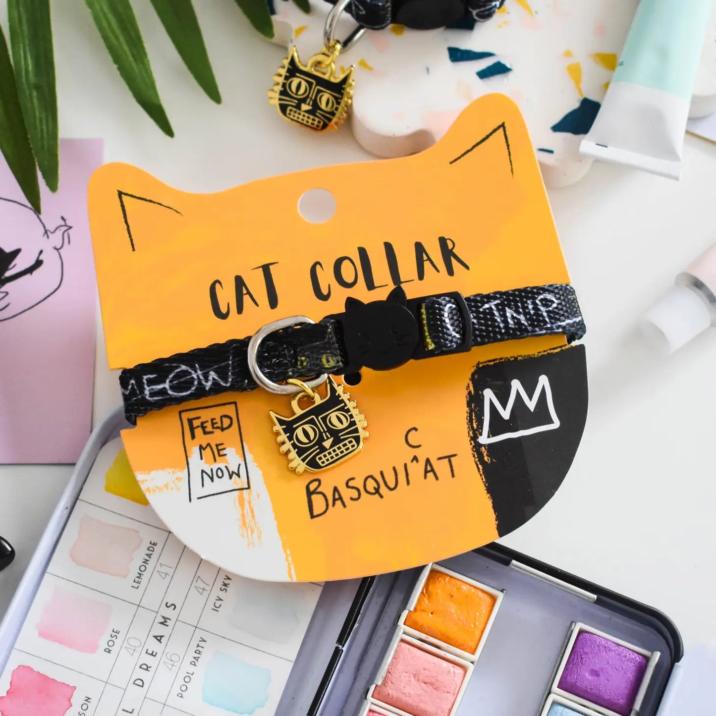 BasquiCAT Artist Cat Collar