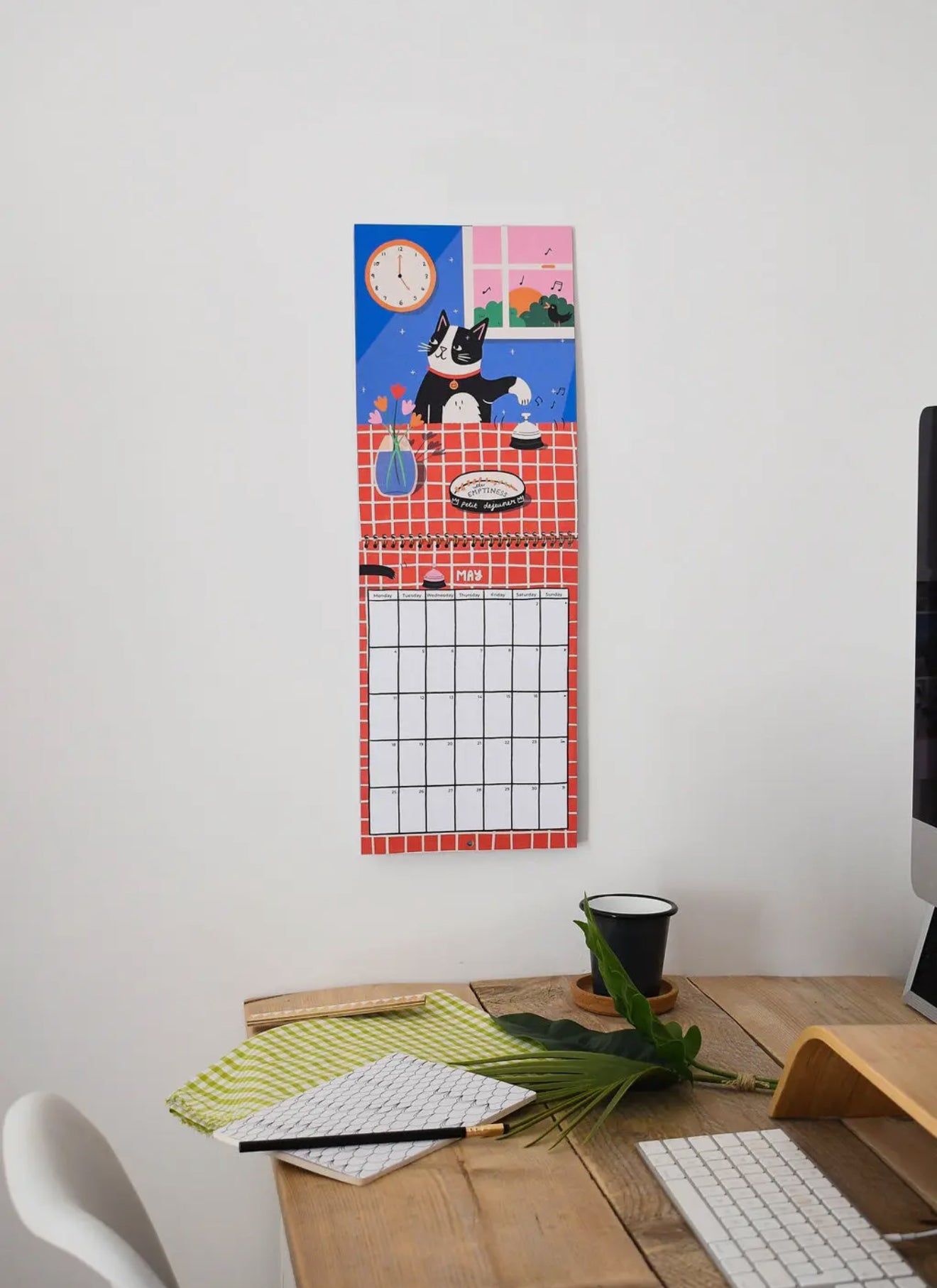 A Year of Cats 2026 Calendar - A4 Double Page Calendar