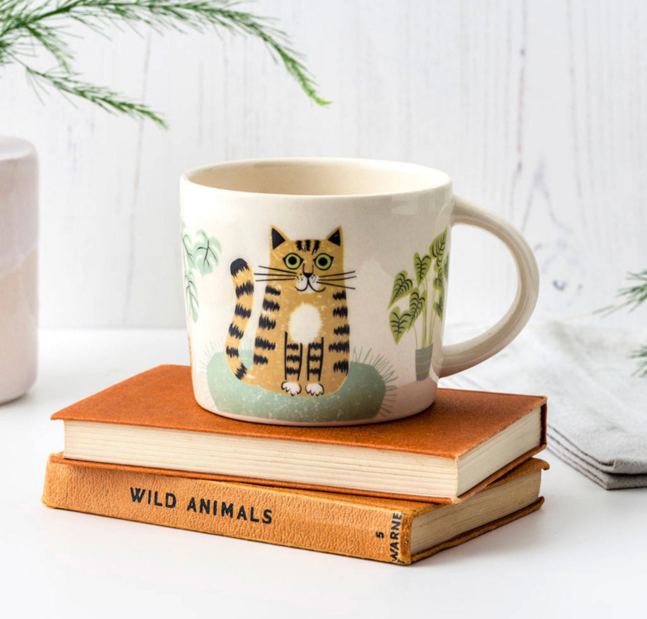 Handmade Ceramic Cat Mug | Hannah Turner