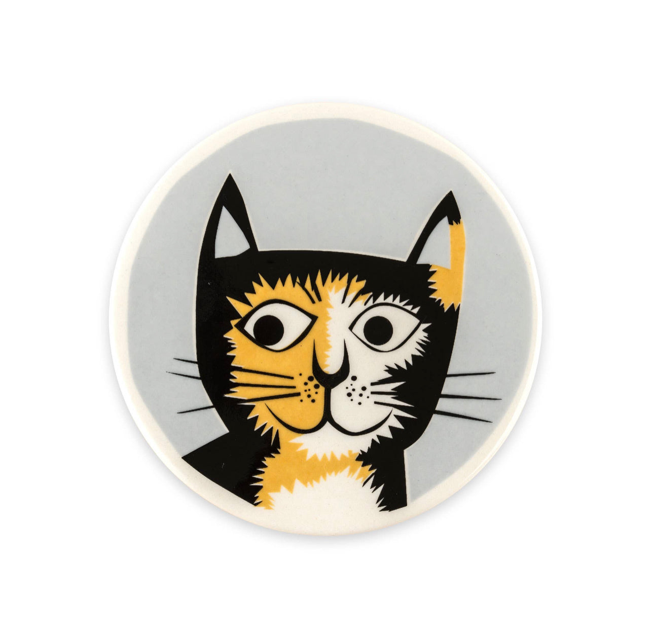 Handmade Ceramic Cat Coasters - Set of 4 | Hannah Turner