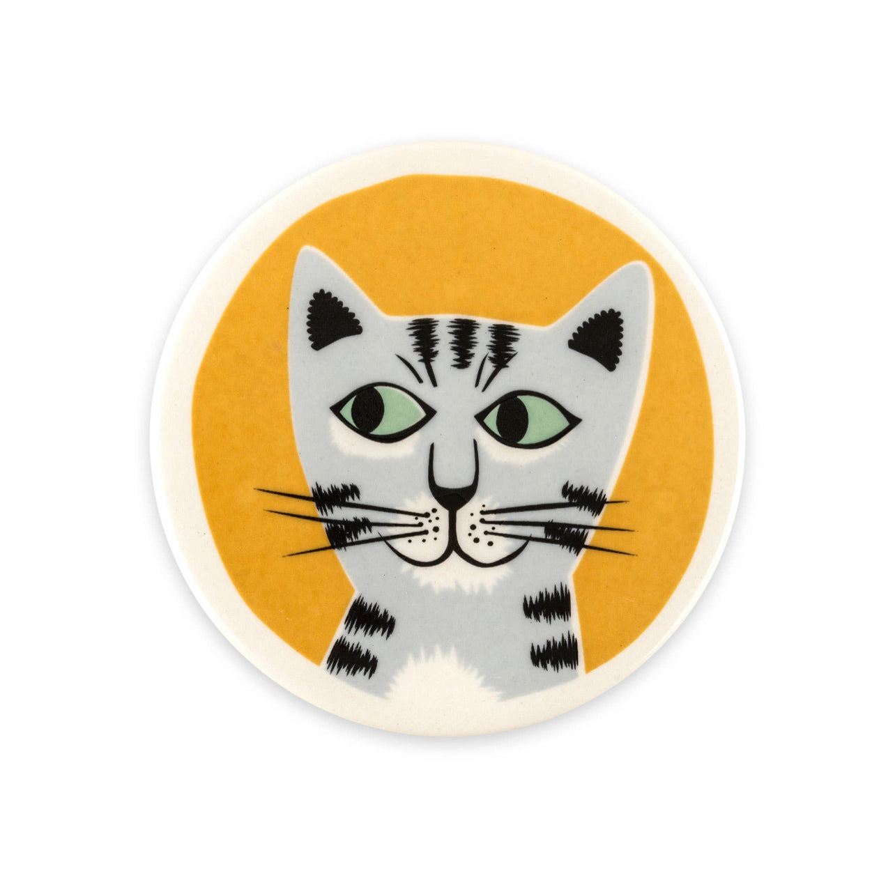 Handmade Ceramic Cat Coasters - Set of 4 | Hannah Turner