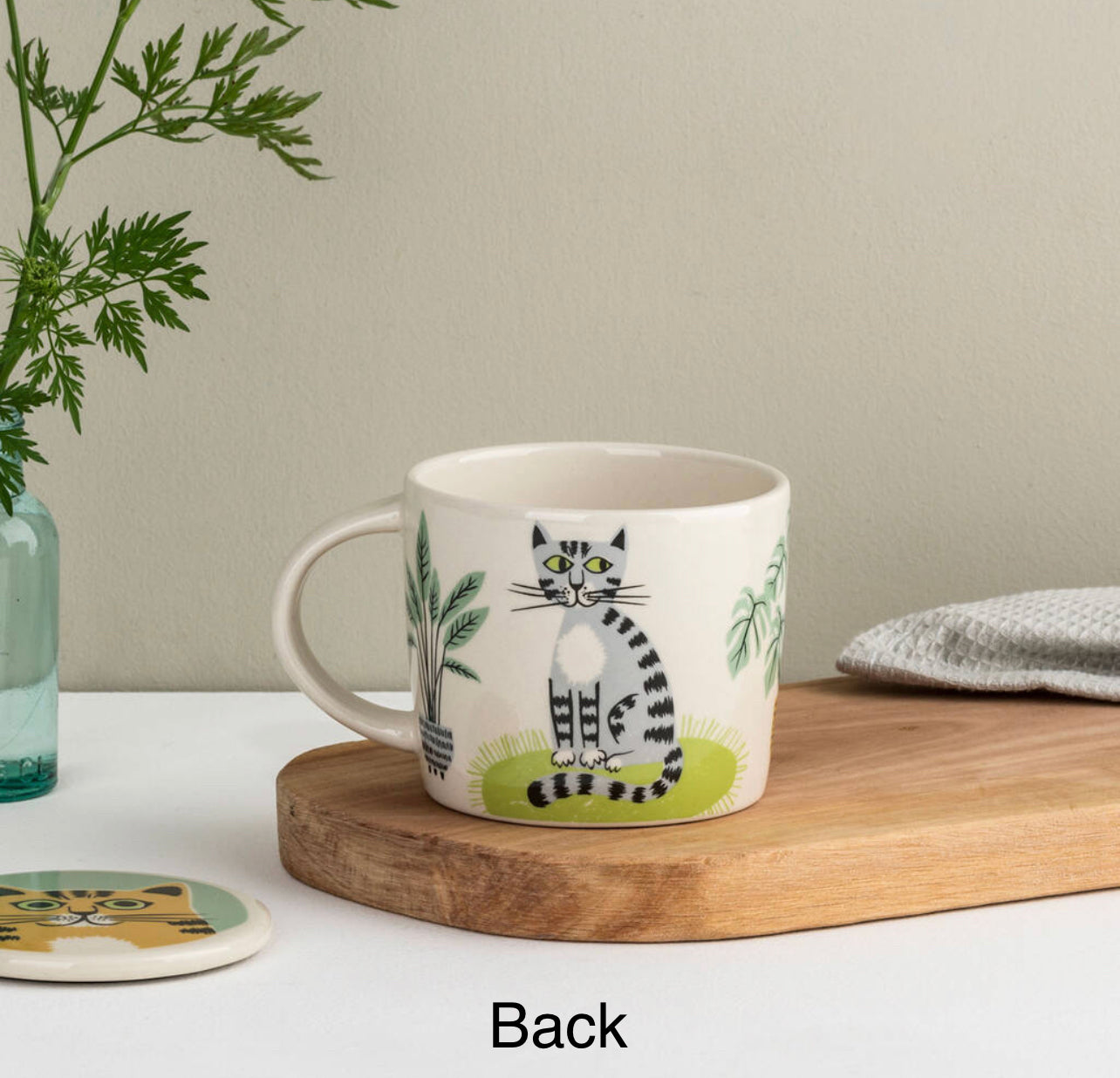 Handmade Ceramic Cat Mug | Hannah Turner
