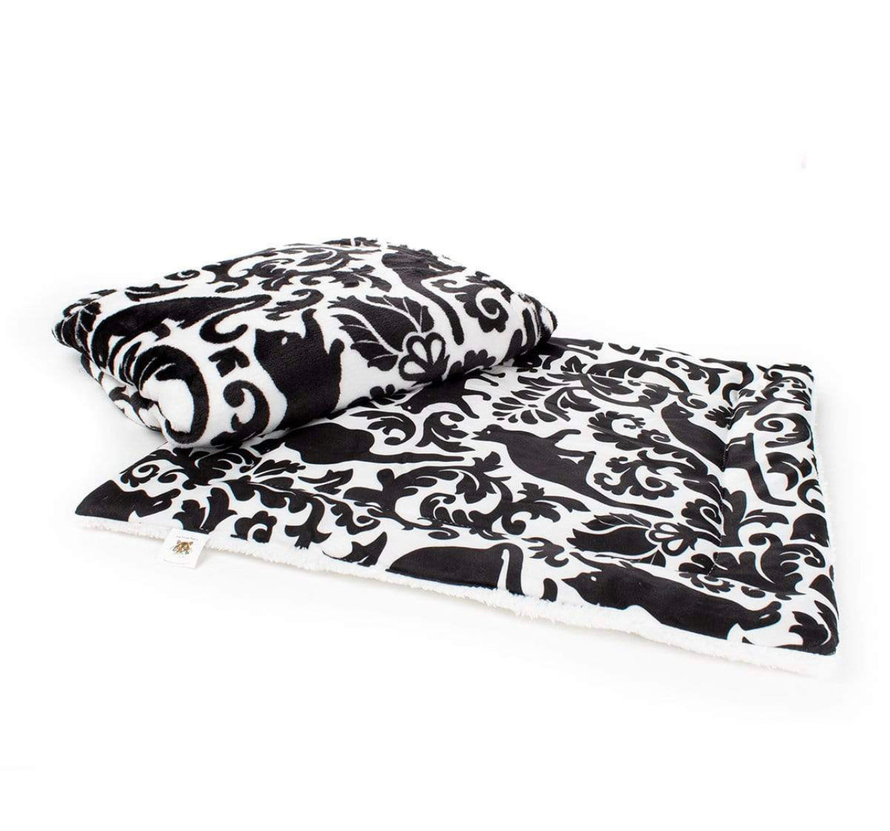 Kitty & Me. 2-Piece Set. Fleece Blanket and Cat Mat | The Tiniest Tiger. Triple T Studios