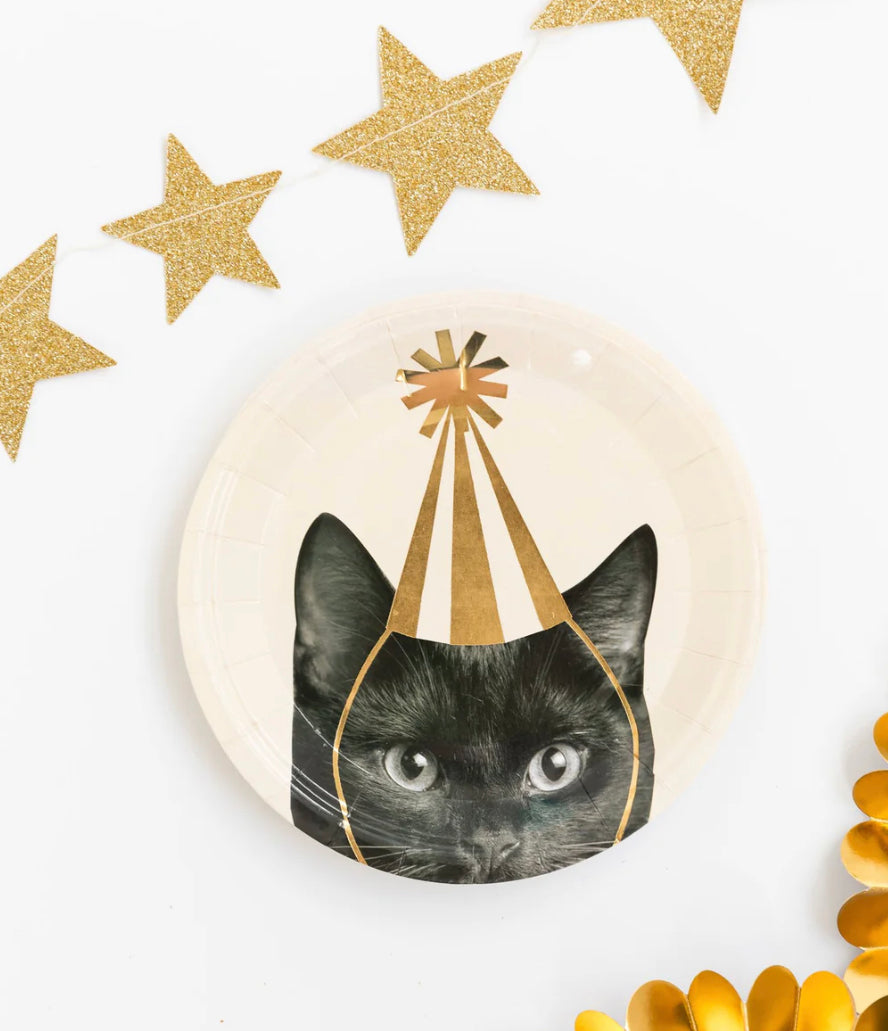 Party Cat 7" Plates | My Mind's Eye