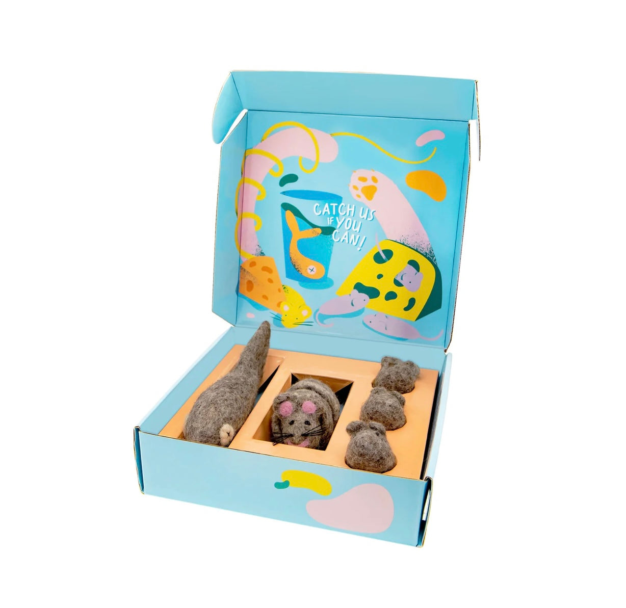 The Run Wild Cat Toy Box | Mimi's Daughters