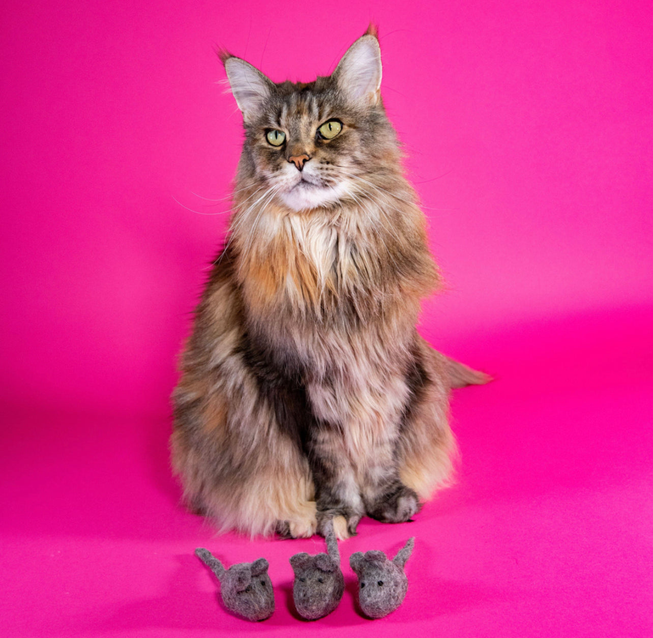 The Three Blind Mice - Felt Cat Toy | Mimi's Daughters
