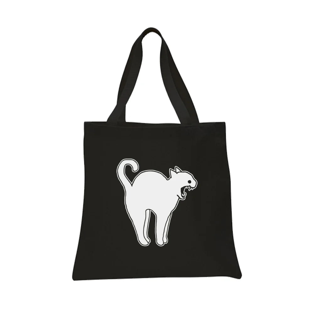 Anxiety Cat - Stretching Cat Tote Bag