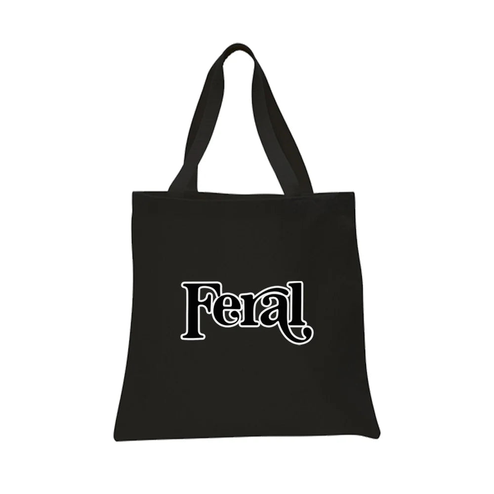 Feral Tote Bag - Black