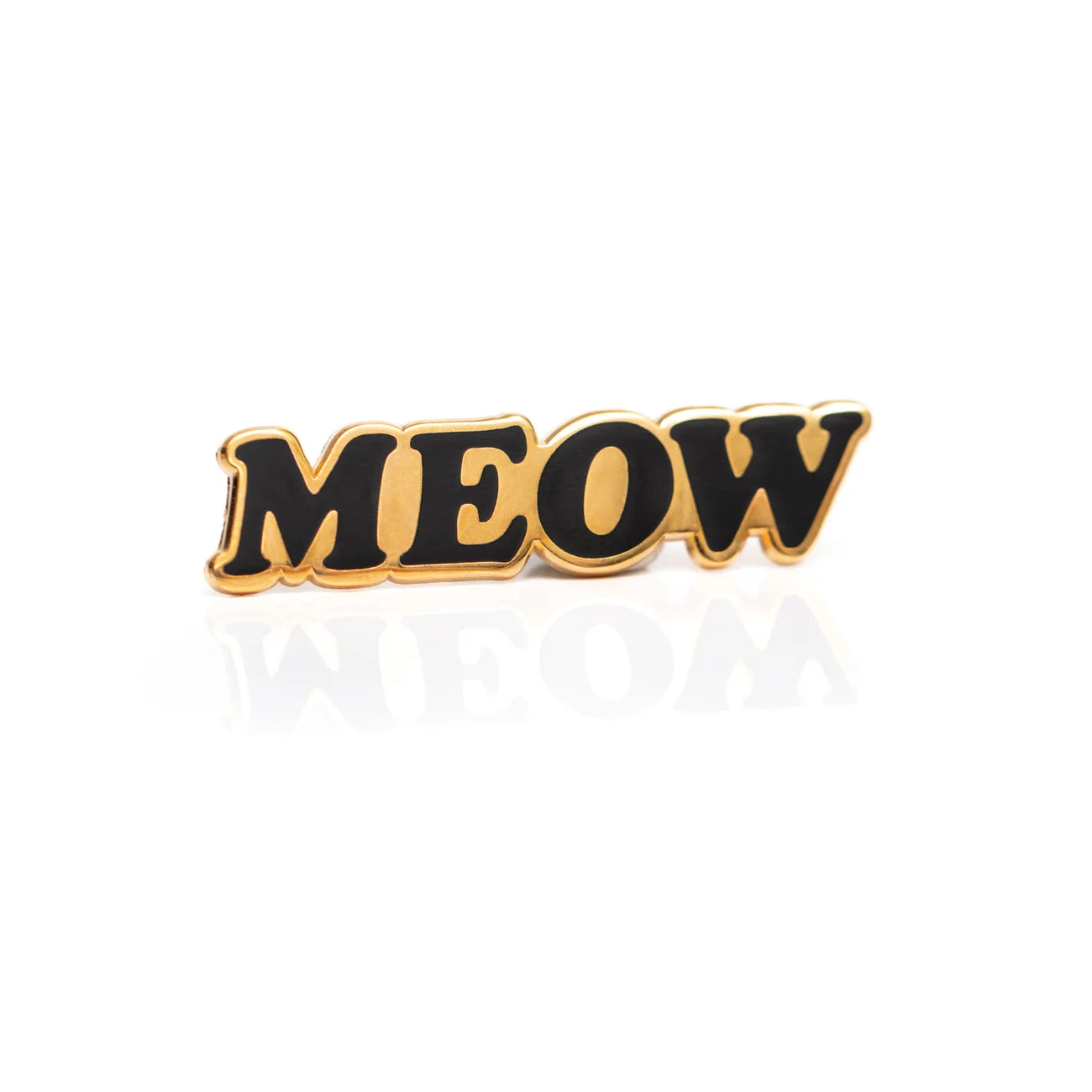 MEOW Enamel Pin | The Catnip Dispensary