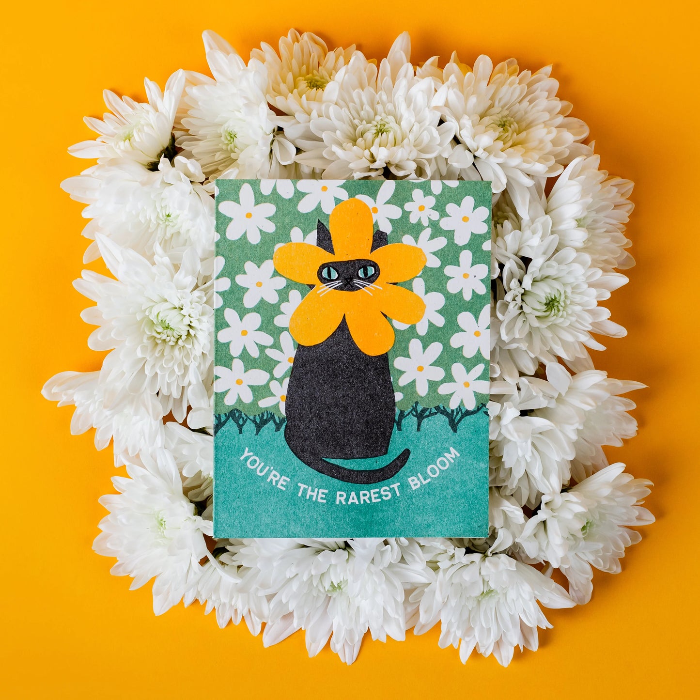 Rarest Bloom - Risograph Greeting Card