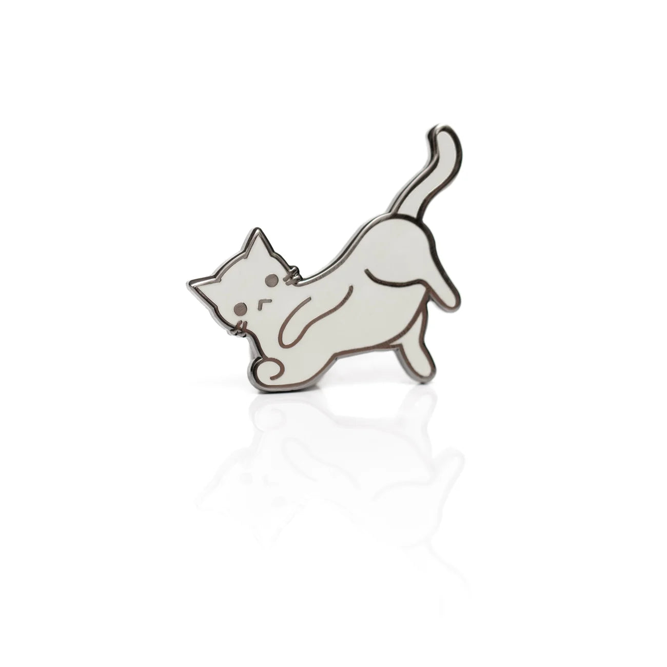 Anxiety Cat Belly Rub Pin
