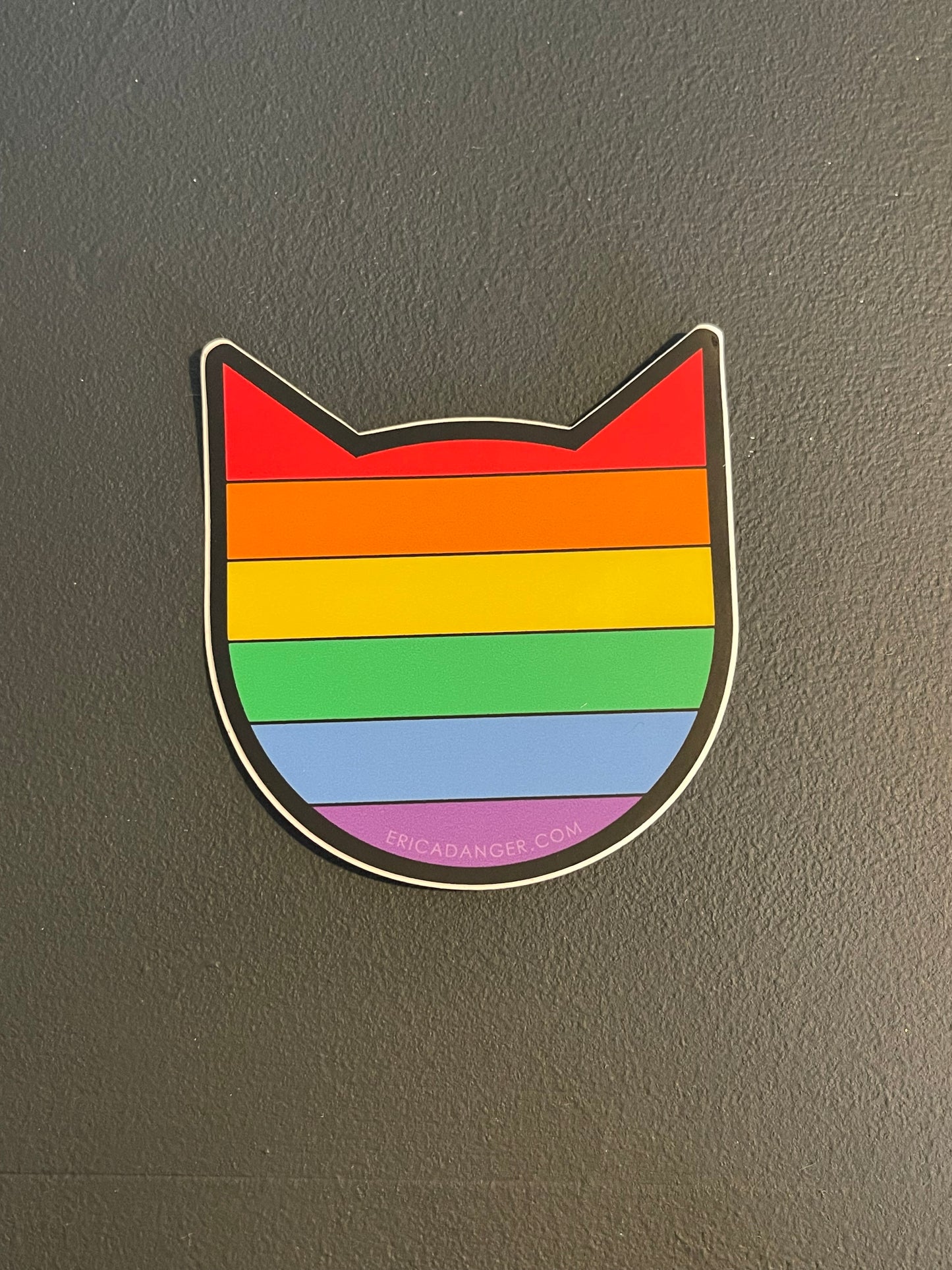Rainbow Pride Cat Sticker