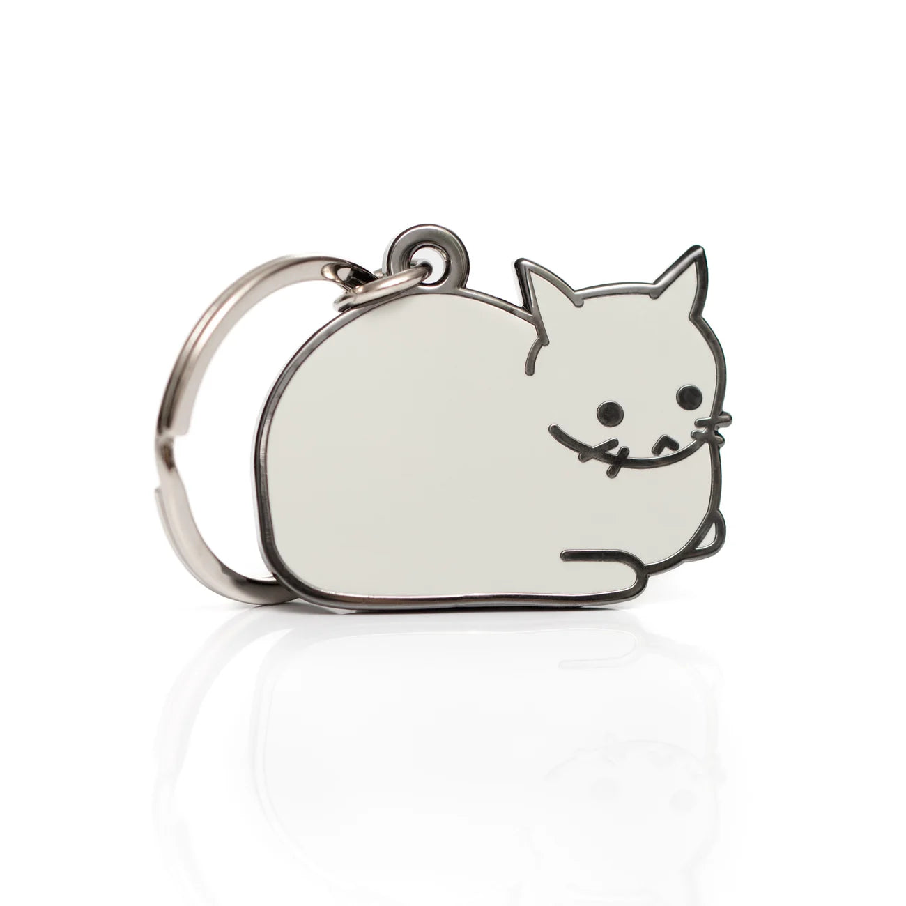 Anxiety Cat - Loaf Keychain