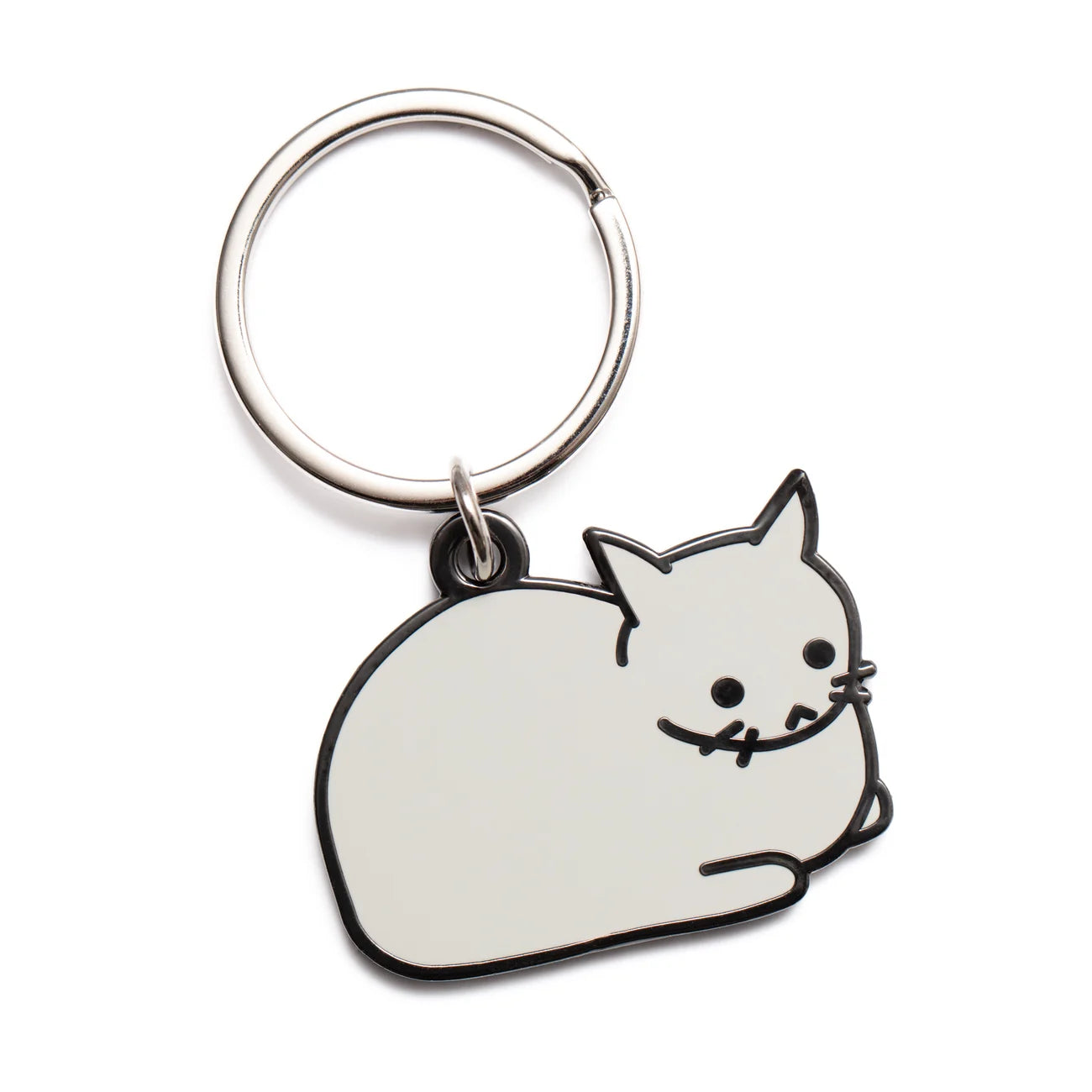 Anxiety Cat - Loaf Keychain