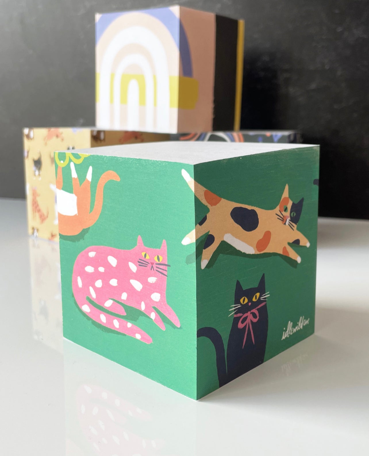 Cats Sticky Note Cube | Idlewild Co.