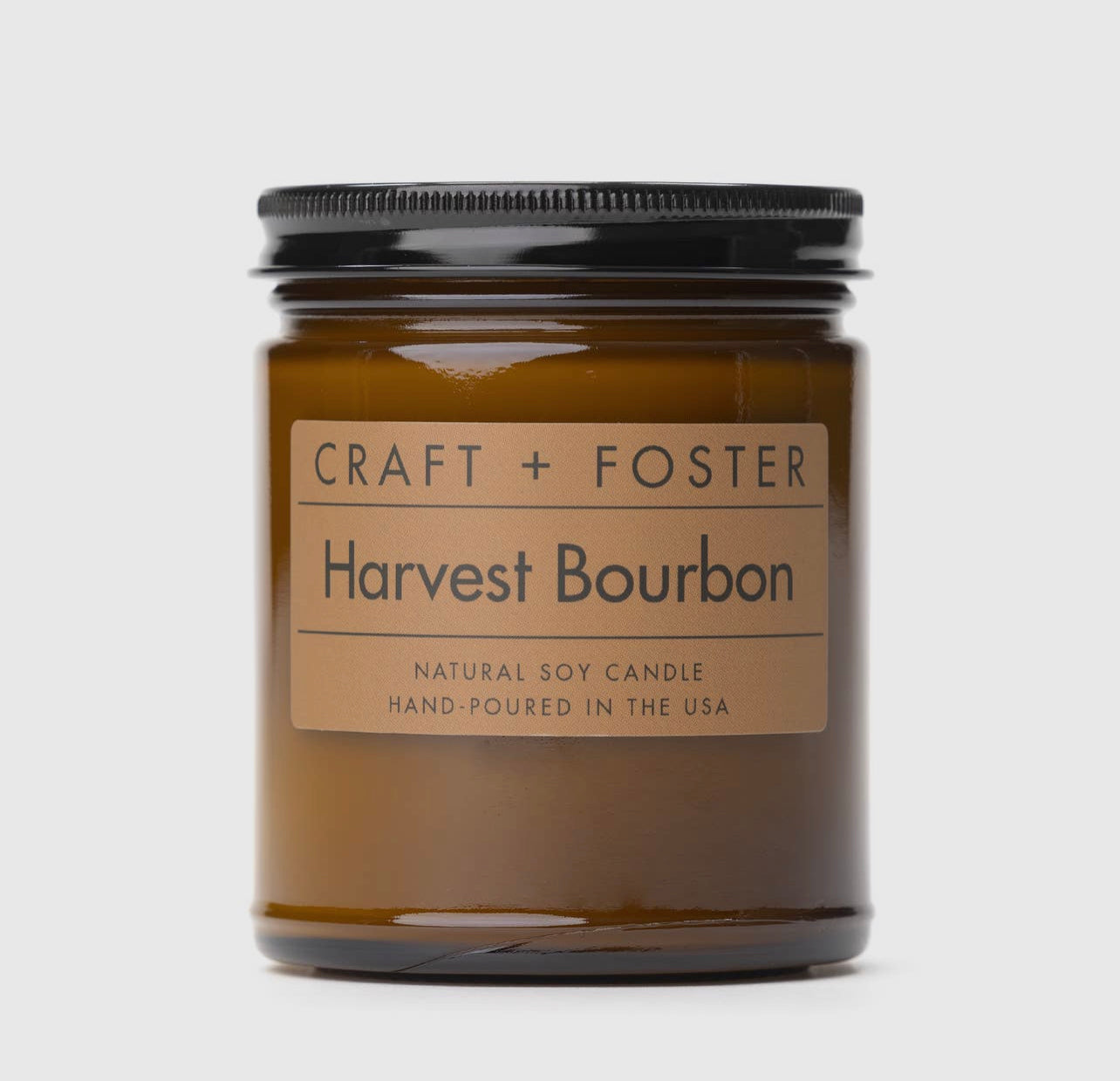 Harvest Bourbon Candle 8oz | Craft + Foster