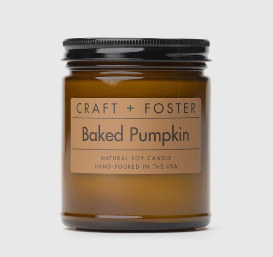 Baked Pumpkin Candle 8oz | Craft + Foster