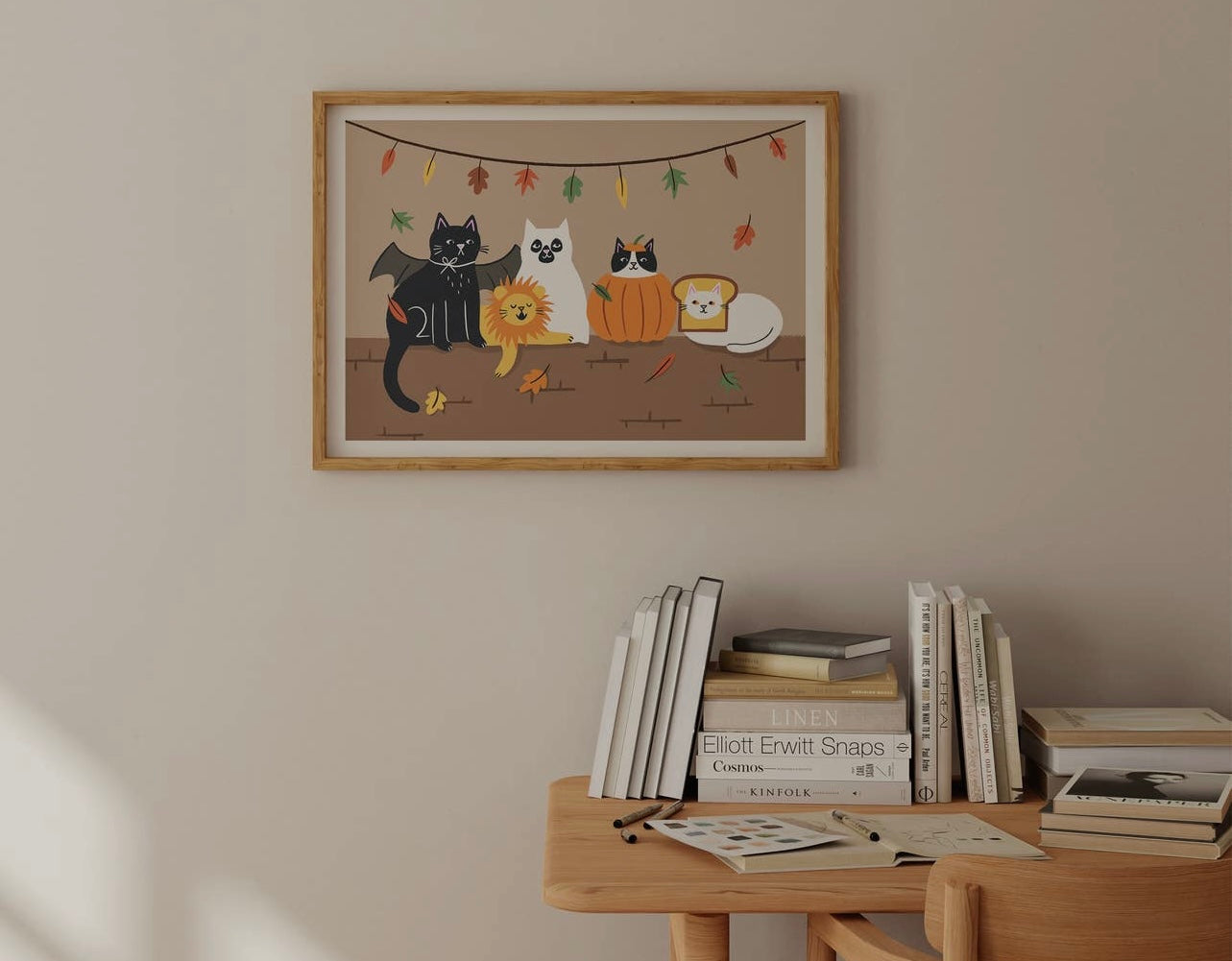 Feline Spooky – A4 Heavyweight Art Print FINAL SALE
