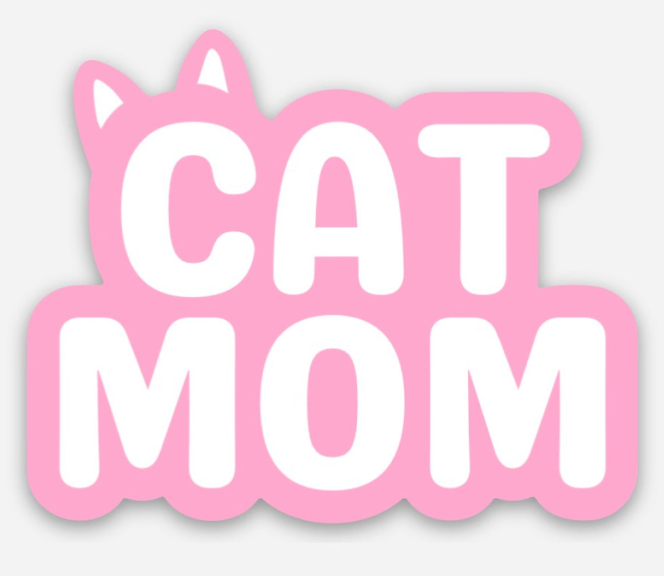 Cat Mom Sticker