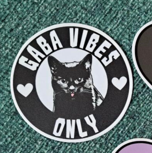 Gaba Vibes Only Sticker