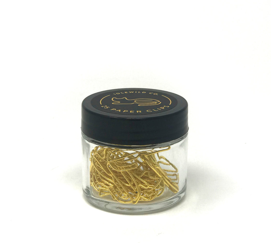 Cat Gold Plated Paper Clips | Idlewild Co.