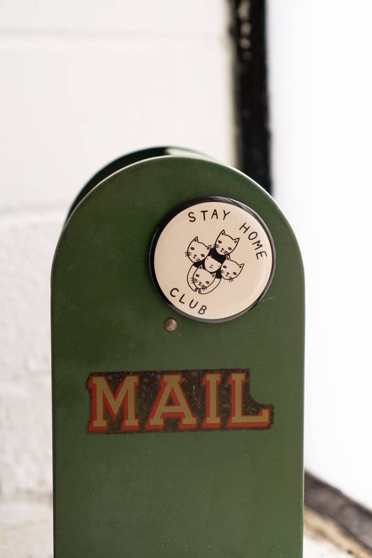 Stay Home Club Logo Magnet | Fridge Magnet