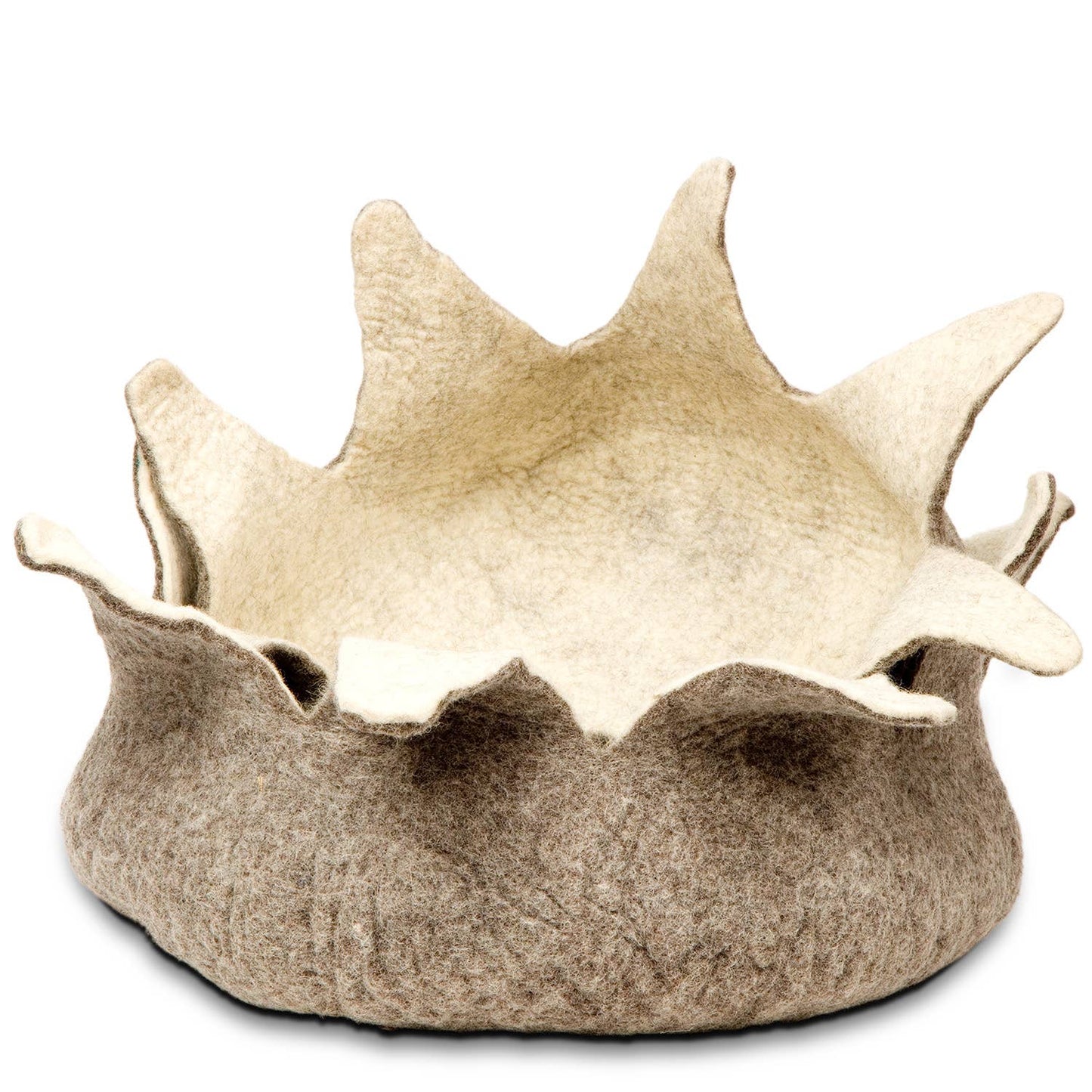 Natural Petal Wool Pet Basket: 14"