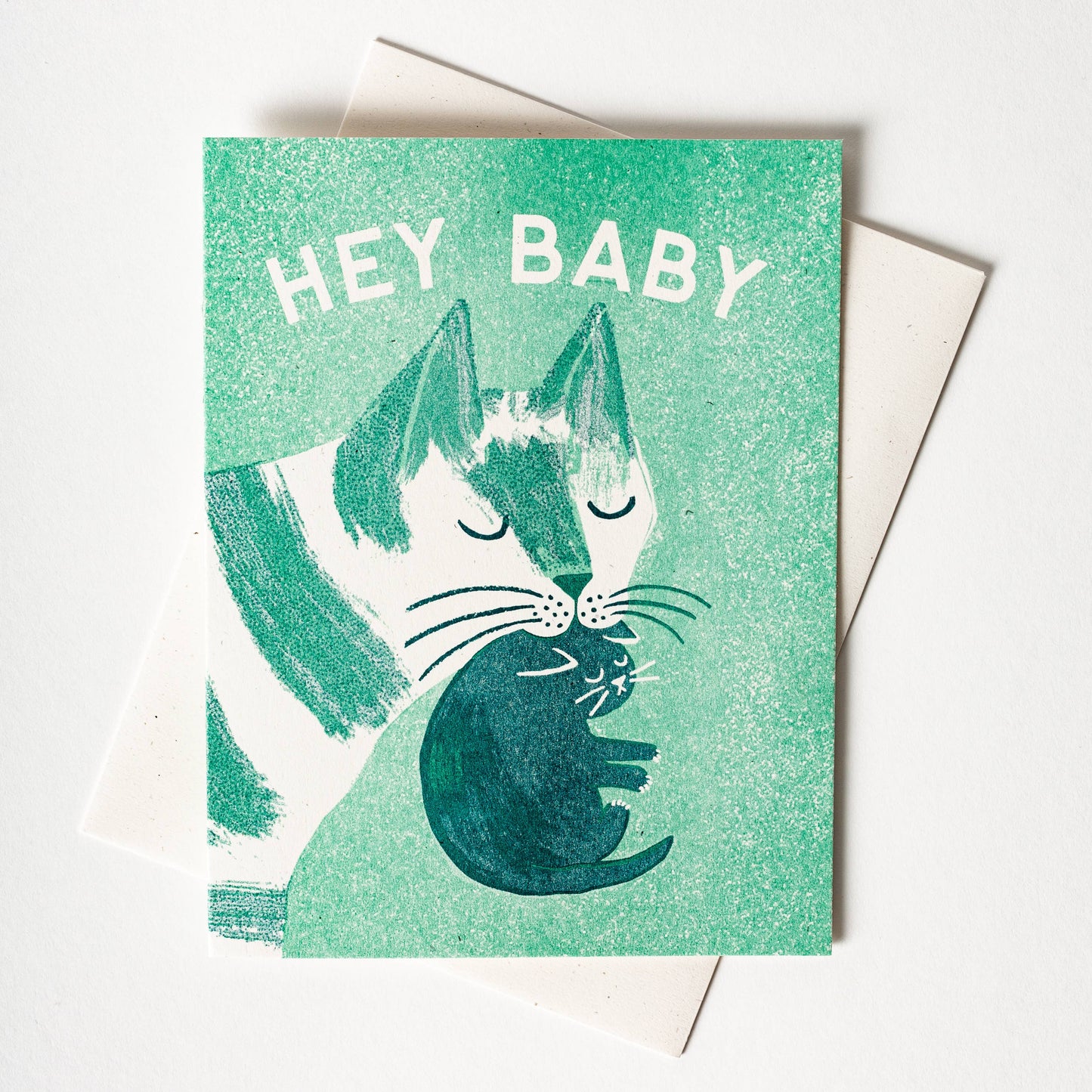 Hey Baby Card BLANK INSIDE