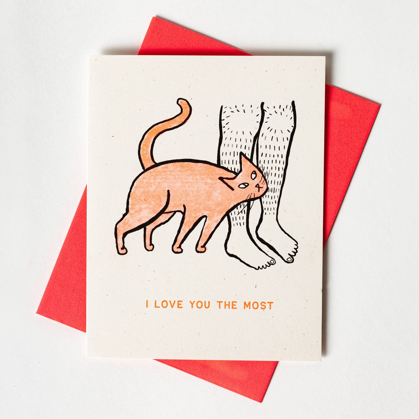 I Love You The Most Card BLANK INSIDE