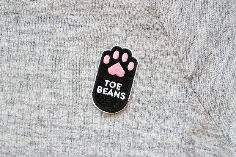 Toe Beans Patch: Black/multi