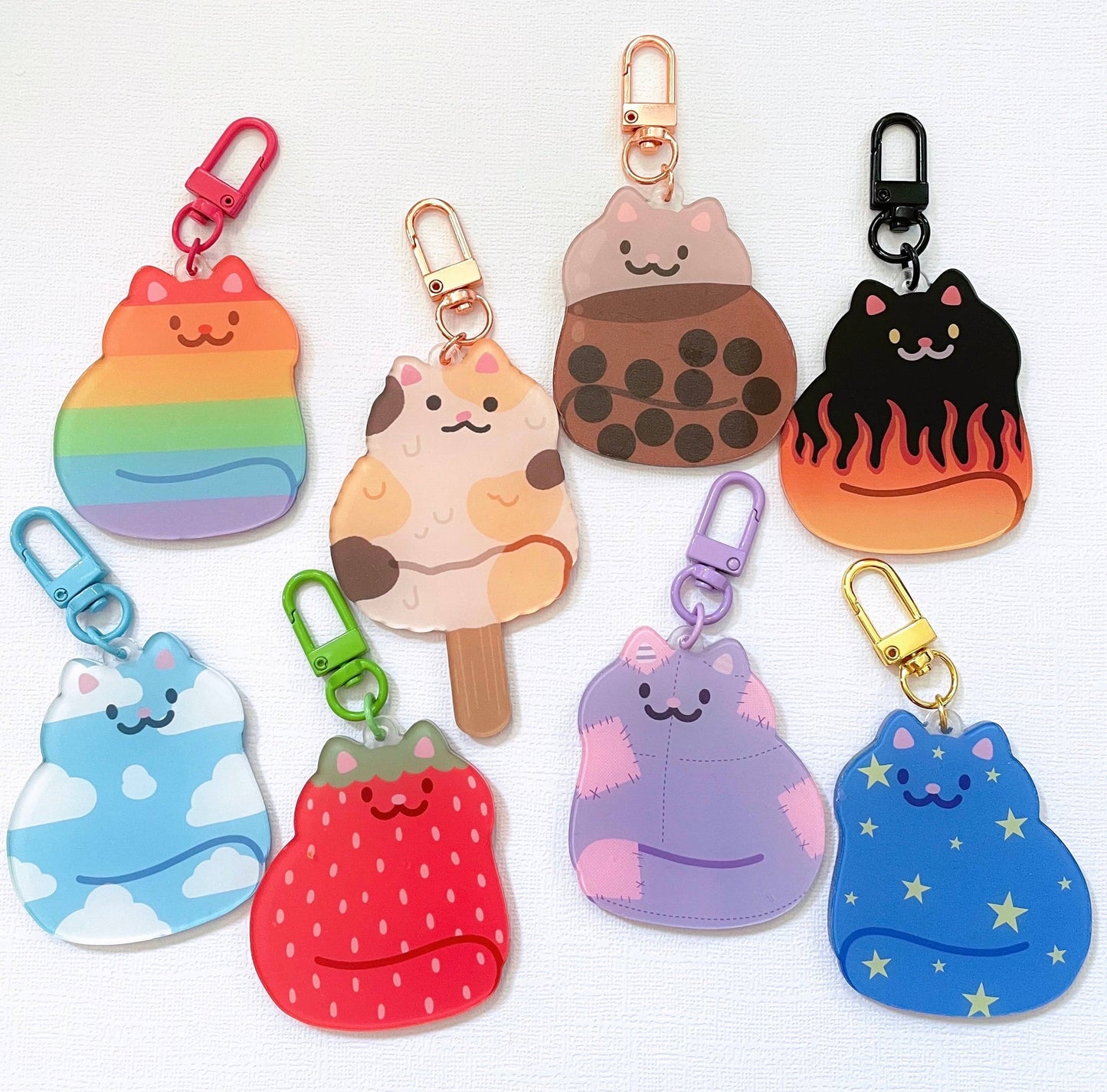 Mystery Cat Keychains | Blind Bag Keychains
